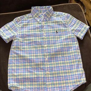 Boy’s short sleeved button down Polo